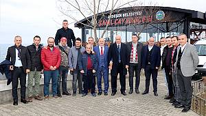 AK Parti Ardeşen Belediye Başkan Adayı Avni Kâhya Ardeşen'de Görev Yapan Basın Mensupları İle Bir Araya Geldi