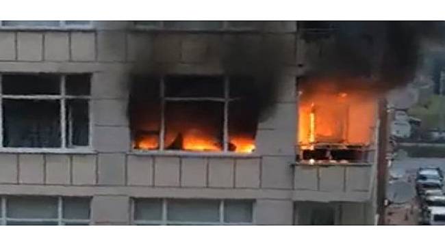 Rize'de Ev Yangını. 6 Kişi Dumandan Etkilendi