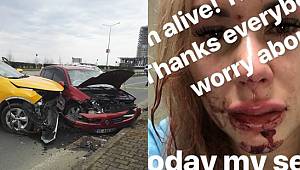 Çaykur Rizesporlu futbolcunun eşi kaza yaptı