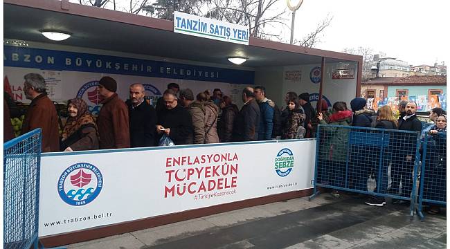 Trabzon'da tanzim satış noktası açıldı