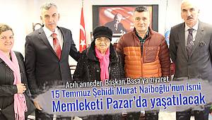 15 Temmuz şehidi Murat Naiboğlu'nun ismi memleketi Pazar'da yaşatılacak