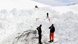 Ovit Dağında Kar Temizleme Çalışmaları