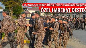 D. Karadeniz'den Barış Pınarı Harekatı bölgesine özel harekat desteği