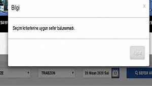 250 Tl'ye Satılan Rize-Trabzon Otobüs Biletlerinin İnternet Üzerinden Satışı Kaldırıldı Ama...