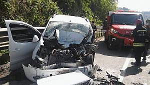 Rize'de Trafik Kazası 1'i Ağır 5 Yaralı