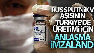 Rus Sputnik V aşısının Türkiye'de üretimi için anlaşma imzalandı